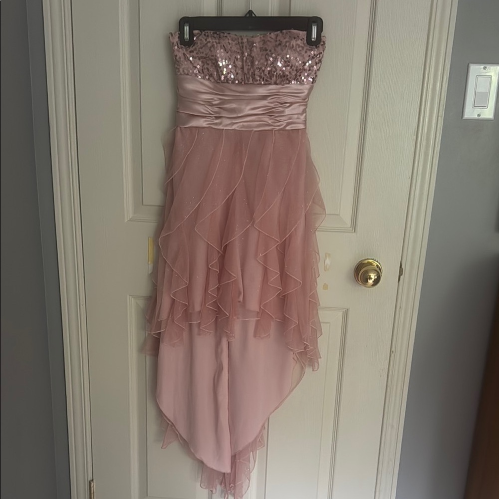Deb Pink Sequin Formal Kids Dress